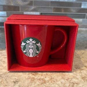 Red Starbucks 3 oz espresso cup Christmas 2015